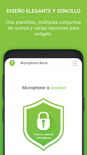 Captura de pantalla de Bloqueador Microfono: Anti Spy