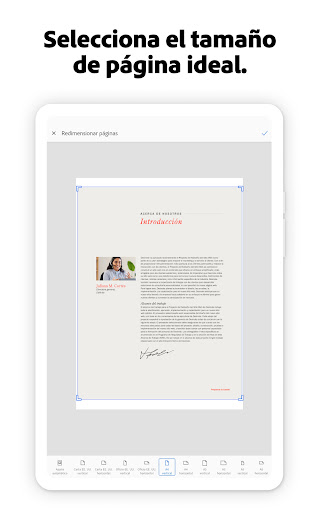 Captura de pantalla de Adobe Scan: escáner PDF con IA