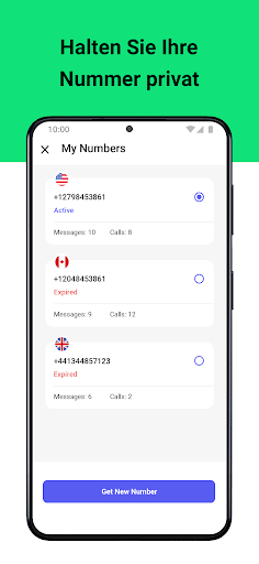 Zweite Telefonnummer - 2Number Screenshot