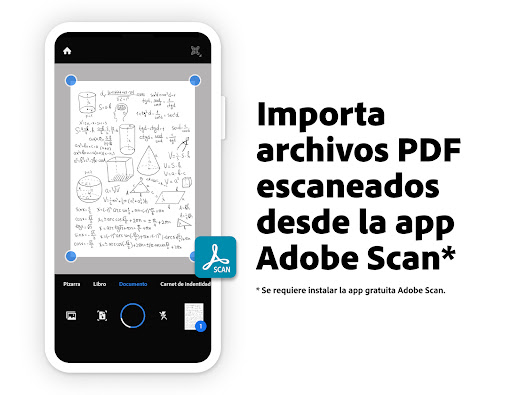 Captura de pantalla de Adobe Acrobat Reader para PDF