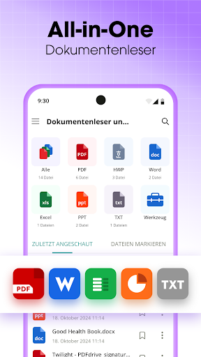 Dokumentenleser & Viewer PDF Screenshot