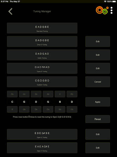 Captura de pantalla de Oolimo Guitar Chords