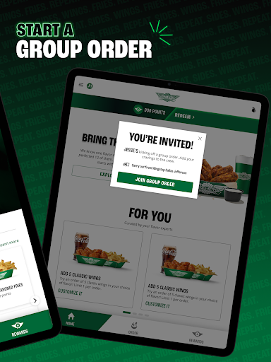 Captura de pantalla de Wingstop