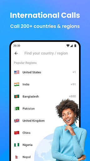 Captura de pantalla de True Talk - Global Wifi Calls