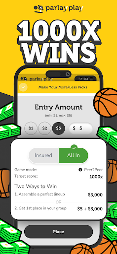 ParlayPlay Fantasy Sports Game screenshot