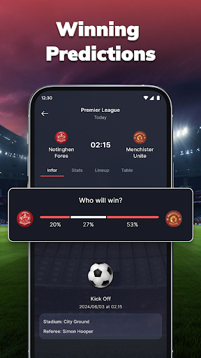 Captura de pantalla de MatchLive Resultados de Fútbol