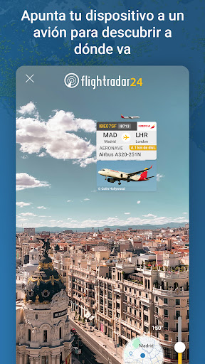 Captura de pantalla de Flightradar24 Flight Tracker