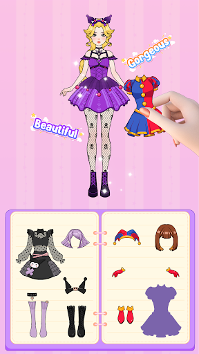 Captura de pantalla de Paper Doll Diary: Dress Up DIY