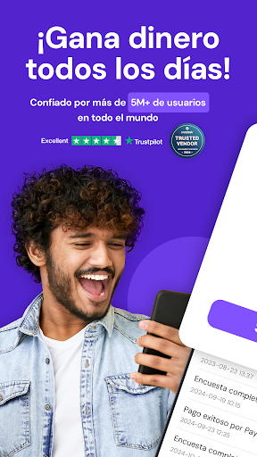 Captura de pantalla de Pawns.app: Encuestas Pagadas