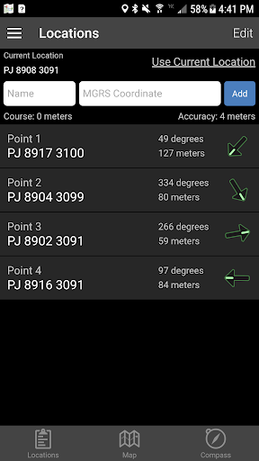 Captura de pantalla de Land Nav Assistant