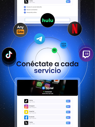 Captura de pantalla de VPN Lumos: VPN fácil de usar