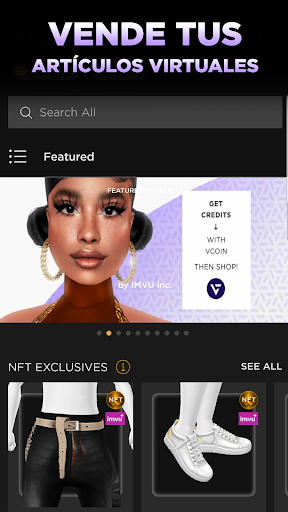 Captura de pantalla de IMVU: Avatar y chat social