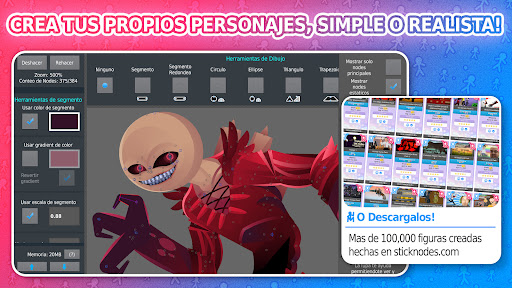 Captura de pantalla de Stick Nodes Pro - Animador