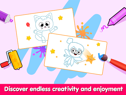 Captura de pantalla de colorear y dibujar para niños
