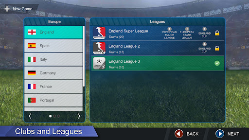 Captura de pantalla de Pro League Soccer