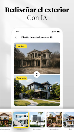 Captura de pantalla de Diseño de casa IA - DecAI™