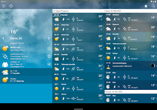 Wetter Deutschland XL PRO Screenshot