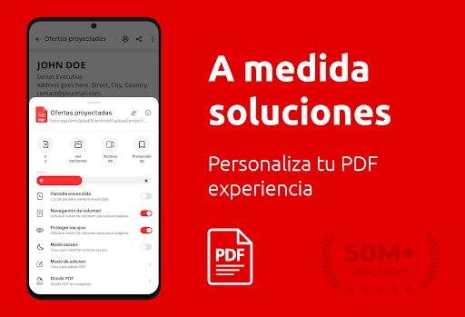 Captura de pantalla de Lector PDF App - Convertir PDF