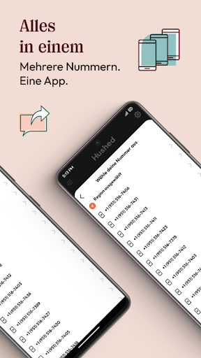 Hushed – Zweite Telefonnummer Screenshot