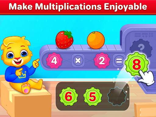 Multiplikation spiele Für 2-7 Screenshot