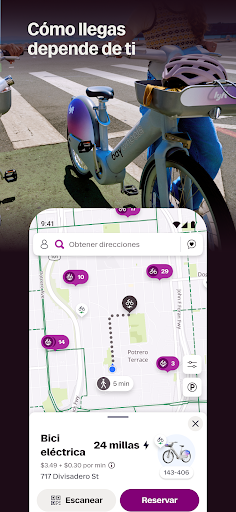Captura de pantalla de Lyft