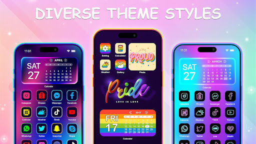 Captura de pantalla de BeautyTheme: Iconos y Widgets