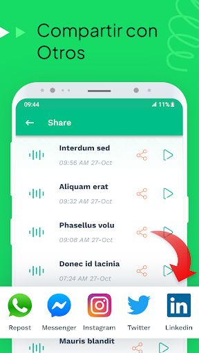 Captura de pantalla de Recuperar Eliminado Mensajes
