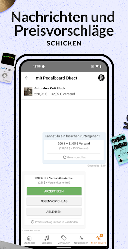 Reverb.com - Musikinstrumente Screenshot