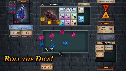 Captura de pantalla de One Deck Dungeon