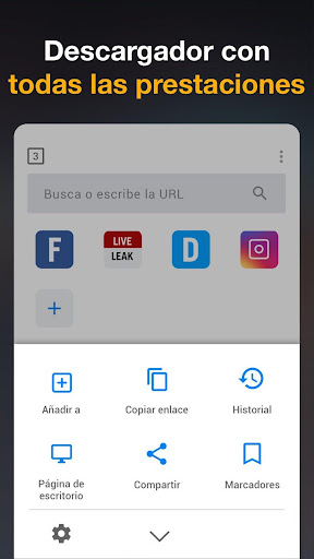 Captura de pantalla de Descargador de vídeos en HD