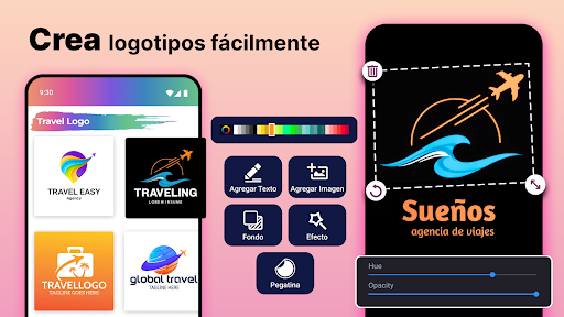 Captura de pantalla de Creador de logos y diseñador