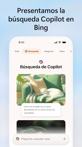 Captura de pantalla de Microsoft Bing Búsqueda