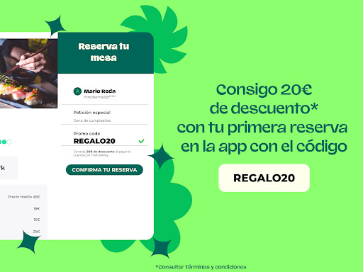 Captura de pantalla de TheFork - Reserva restaurantes