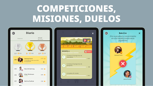 Captura de pantalla de QuizzLand quiz de conocimiento