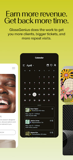 Captura de pantalla de GlossGenius: Booking, Payments