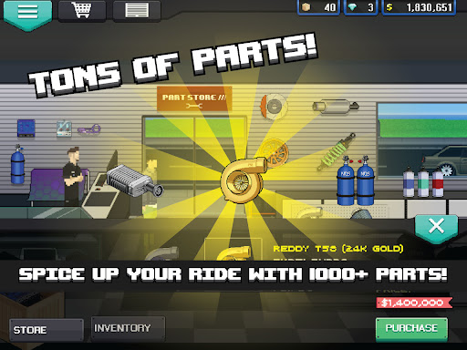Captura de pantalla de Pixel Car Racer