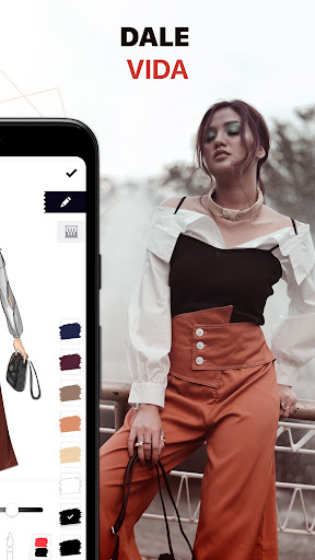 Captura de pantalla de Diseño de Moda - Sketchbook