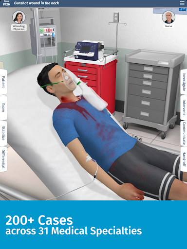Full Code Medical Simulation Screenshot