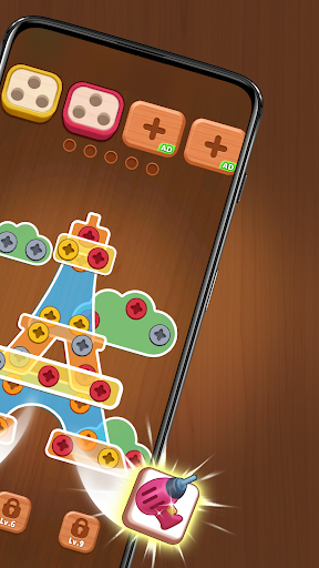 Woodbolt Sort: Nuts & Screws screenshot