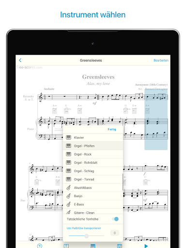 Musik Noten Scanner, Leser app Screenshot