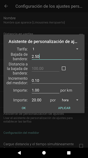 Captura de pantalla de Taxímetro
