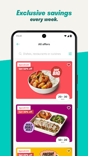 Captura de pantalla de Deliveroo: Food & Shopping