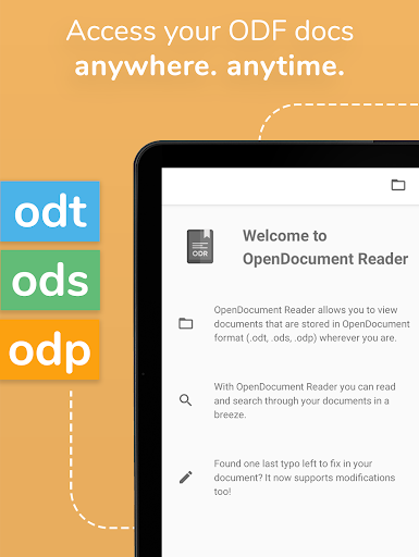 Captura de pantalla de OpenDocument Reader Pro