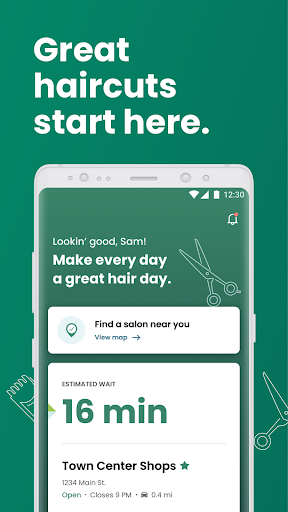 Great Clips Online Check-in Screenshot