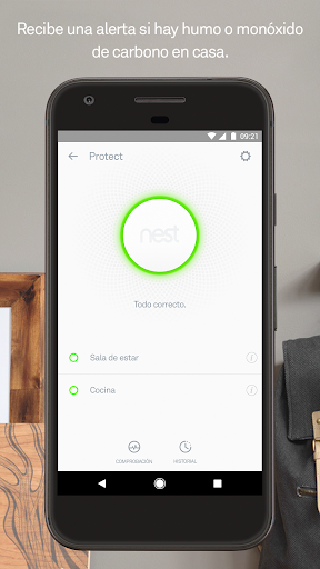 Captura de pantalla de Nest