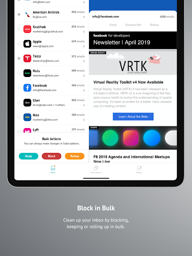 Unroll.Me - Inbox Mail Cleaner screenshot