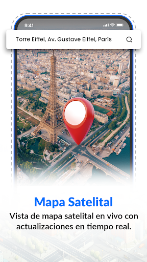 Captura de pantalla de Mapas Satelitales GPS en Vivo