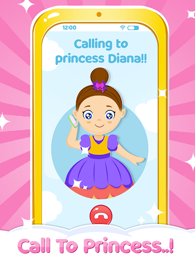 Captura de pantalla de princesa juego de teléfono