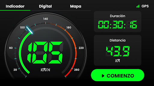 Captura de pantalla de Velocímetro GPS & Odometro