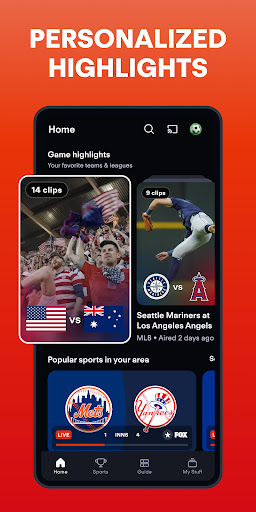 Fubo: Watch Live TV & Sports screenshot